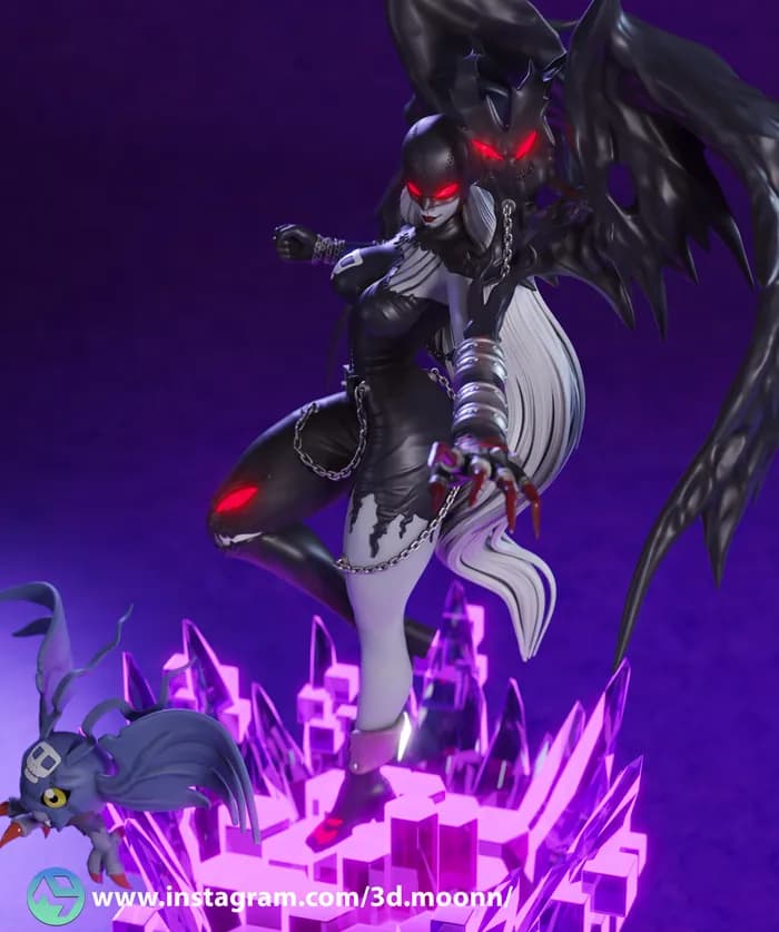 STL - 3dmoonn lady devimon render 5