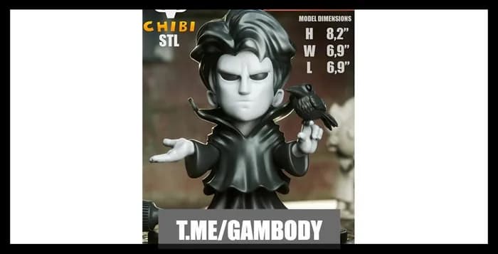 STL - 3dxm sandman dream chibi