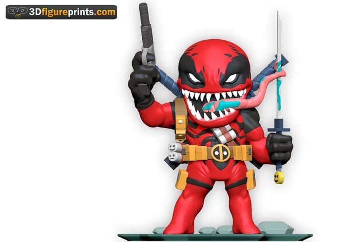 STL - 3dxm venompool chibi