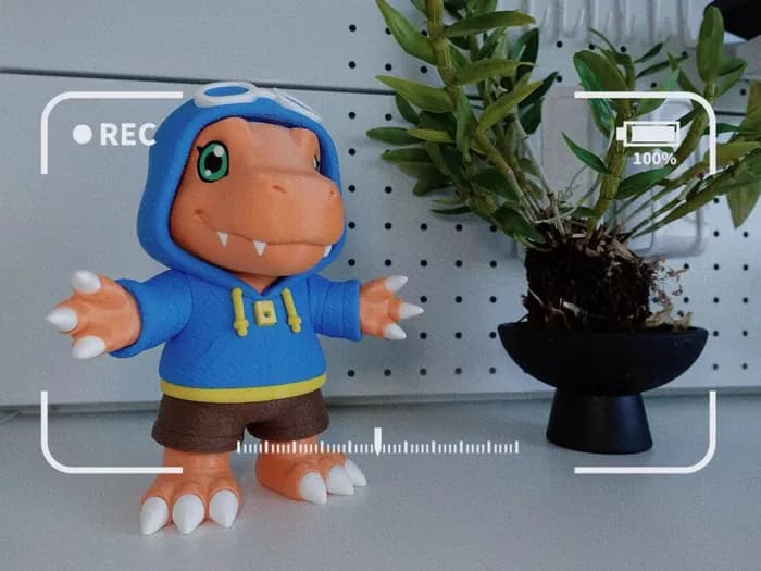 STL - agumon tai cosplay - digimon