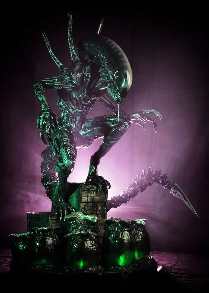 STL - alien xenomorph render 4