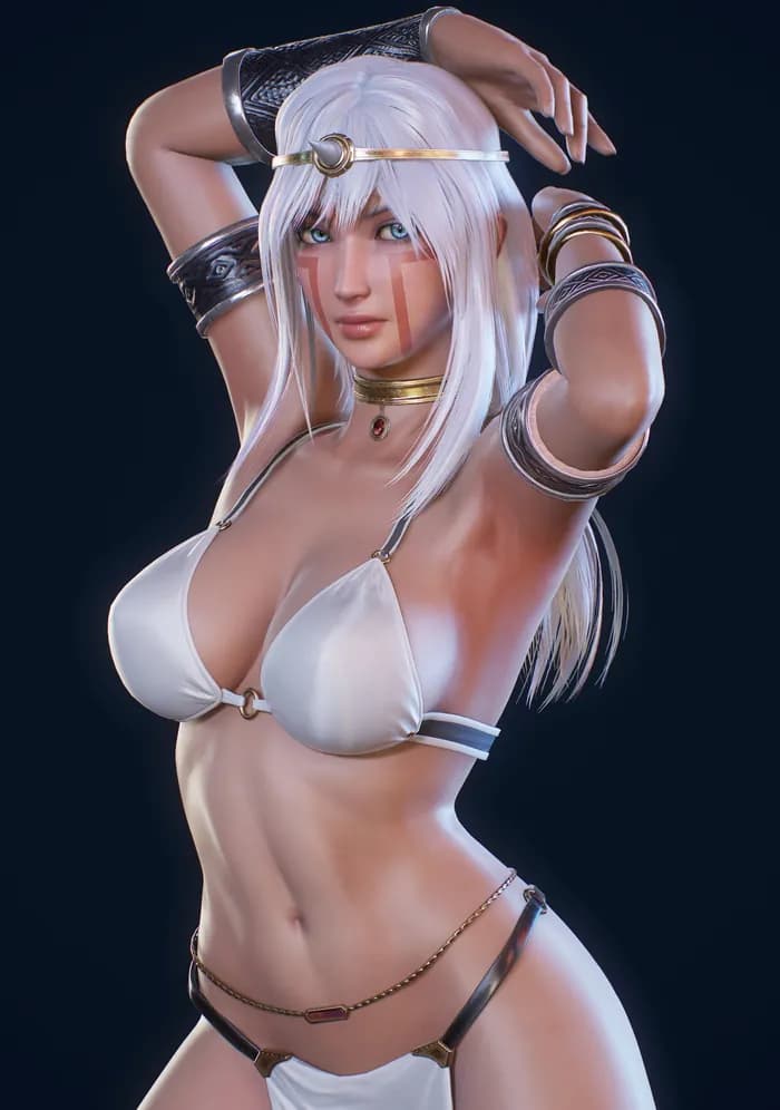 STL - ancient tribal goddess