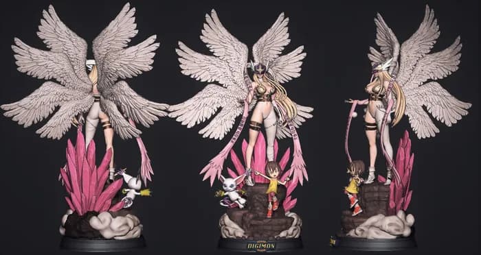 STL - angewomon digimon render 3