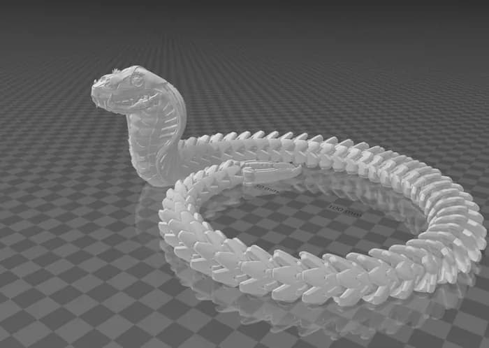 STL - articulated cobra