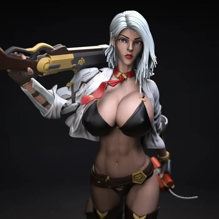 STL - ashe nsfw overwatch