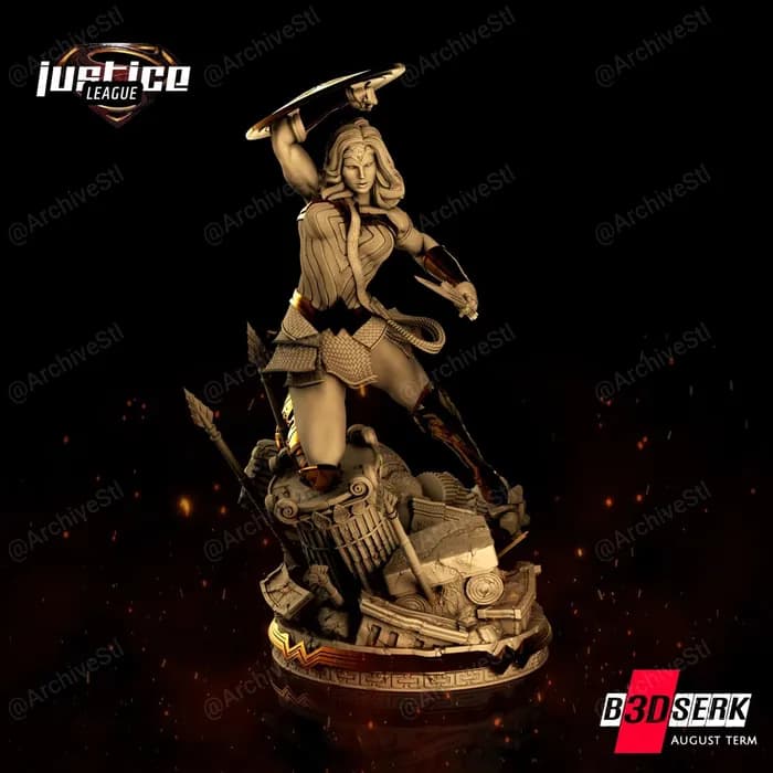 STL - b3dserk studios wonder woman