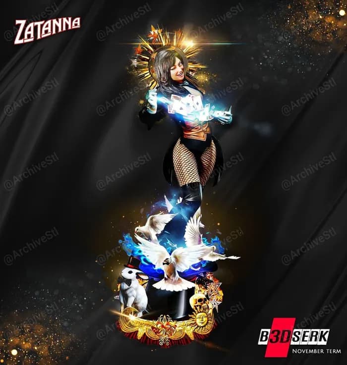 STL - b3dserk zatanna sculpture