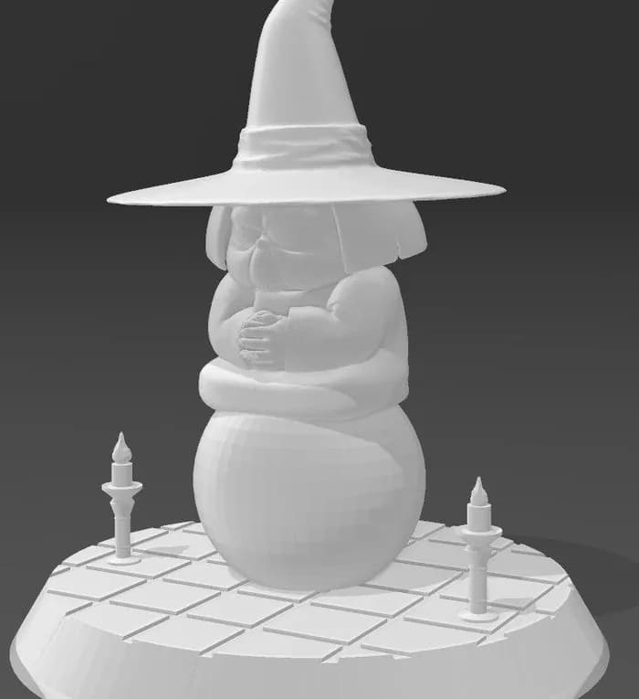 STL - baba personaje goku render 2