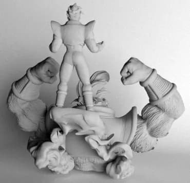 STL - baby vegeta con oozaru render 5