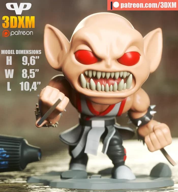 STL - baraka chibi
