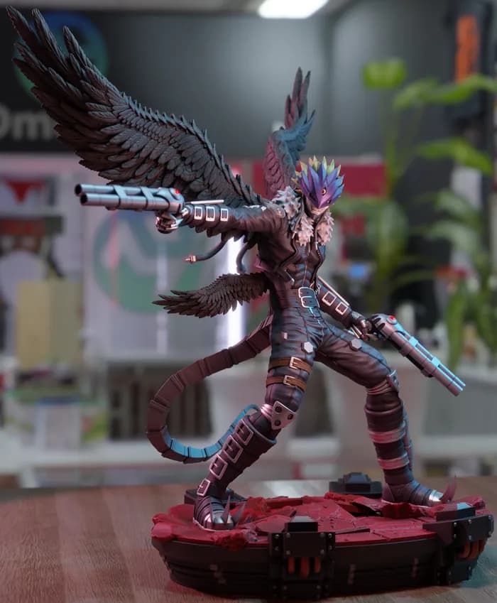 STL - beelzemon digimon tamers 3dmoonn render 2