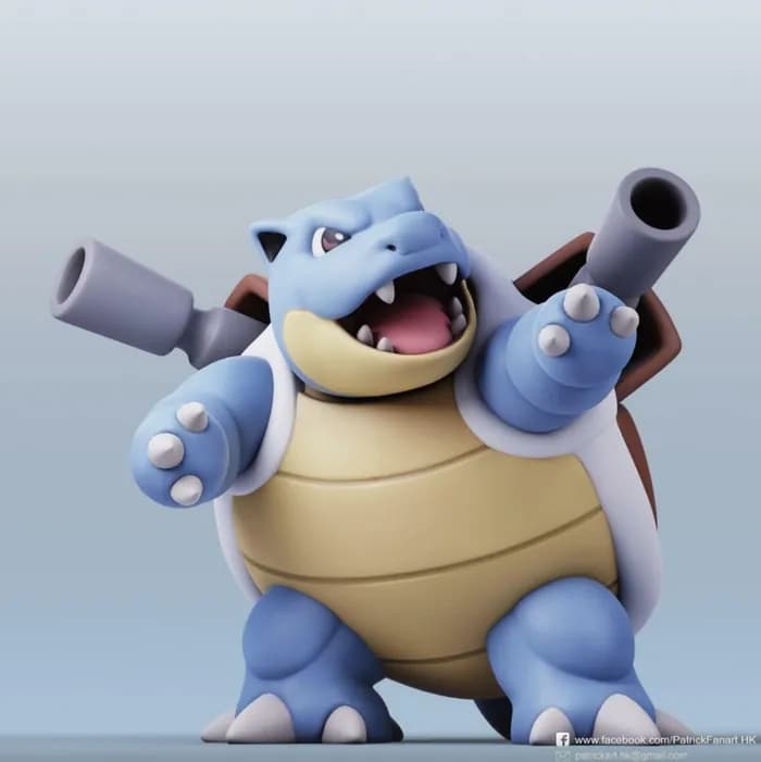 STL - blastoise pokemon