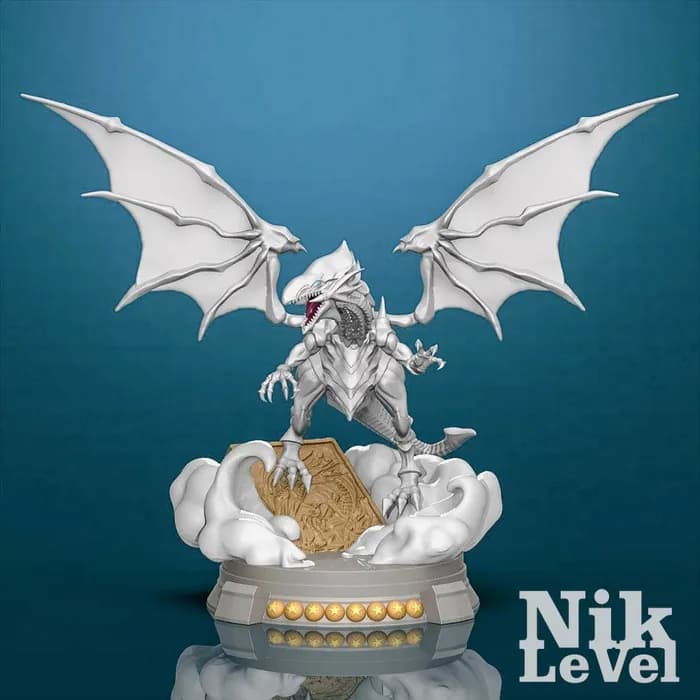 STL - blue eyes white dragon yu-gi-oh