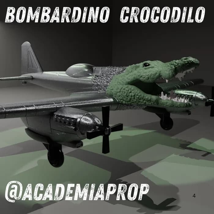 STL - bombardino crocodilo