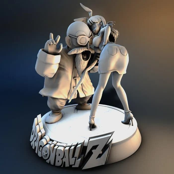 STL - bulma master roshi