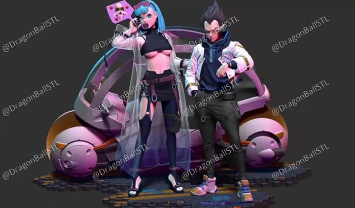 STL - bulma vs vegeta
