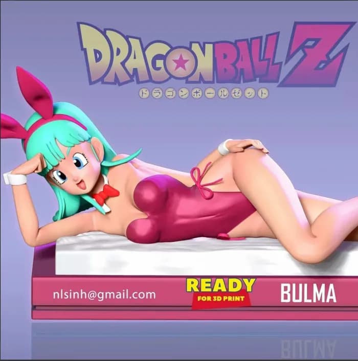 STL - bunny bulma dragon ball