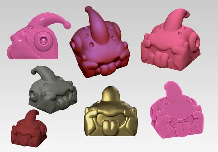 STL - buu fat stem keycap