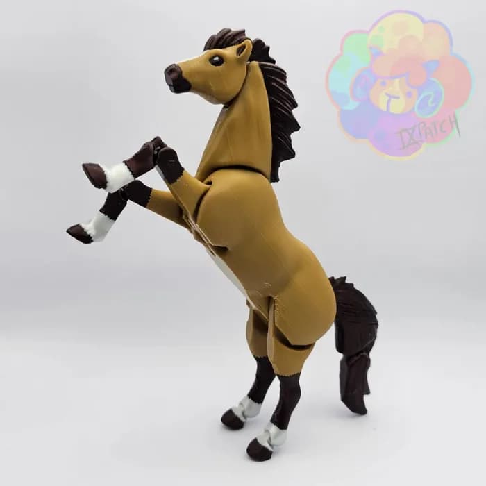 STL - flexi horse v2