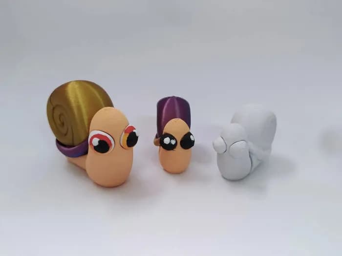 STL - caracoles articulados render 1