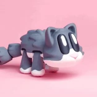STL - cat articulated