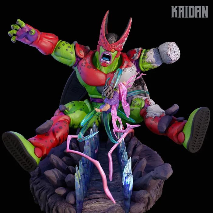 STL - cell max vs gohan beast render 5