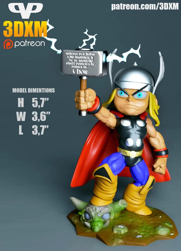 STL - chibi thor