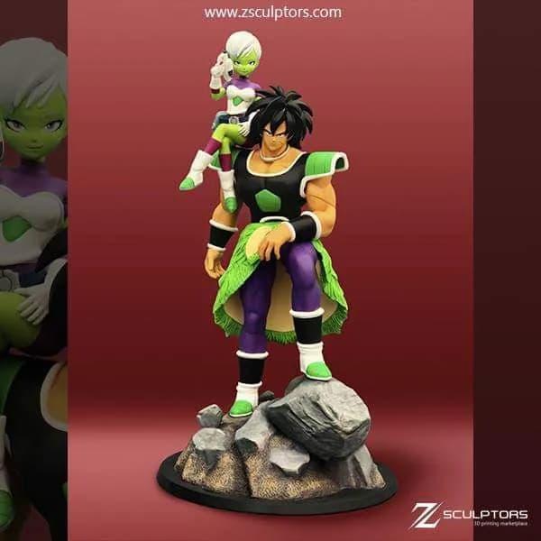 STL - chirai y broly stl