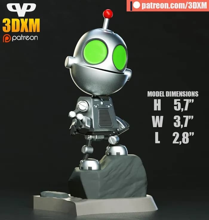 STL - clank chibi
