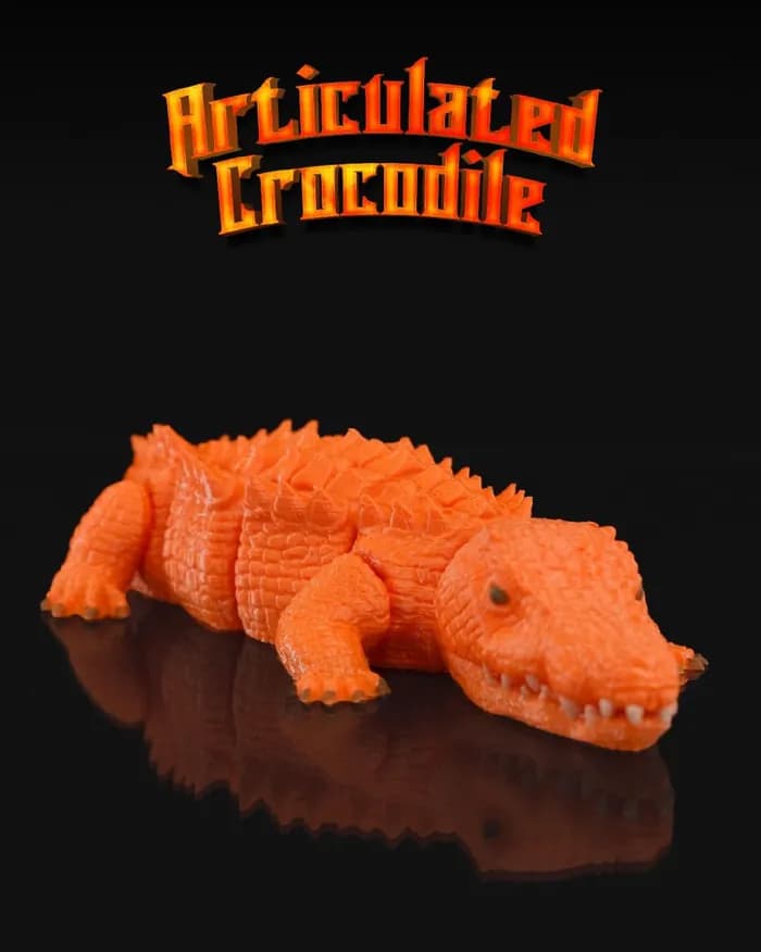 STL - cocodrilo articulado
