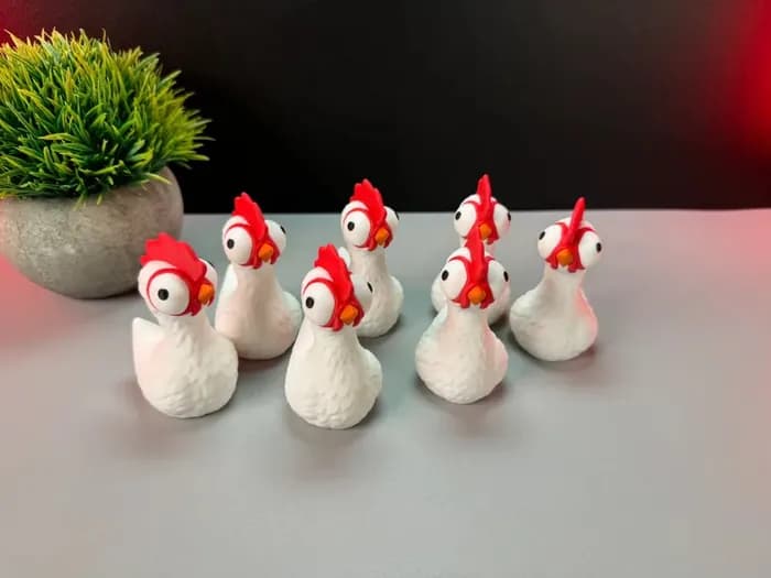 STL - cute gallina