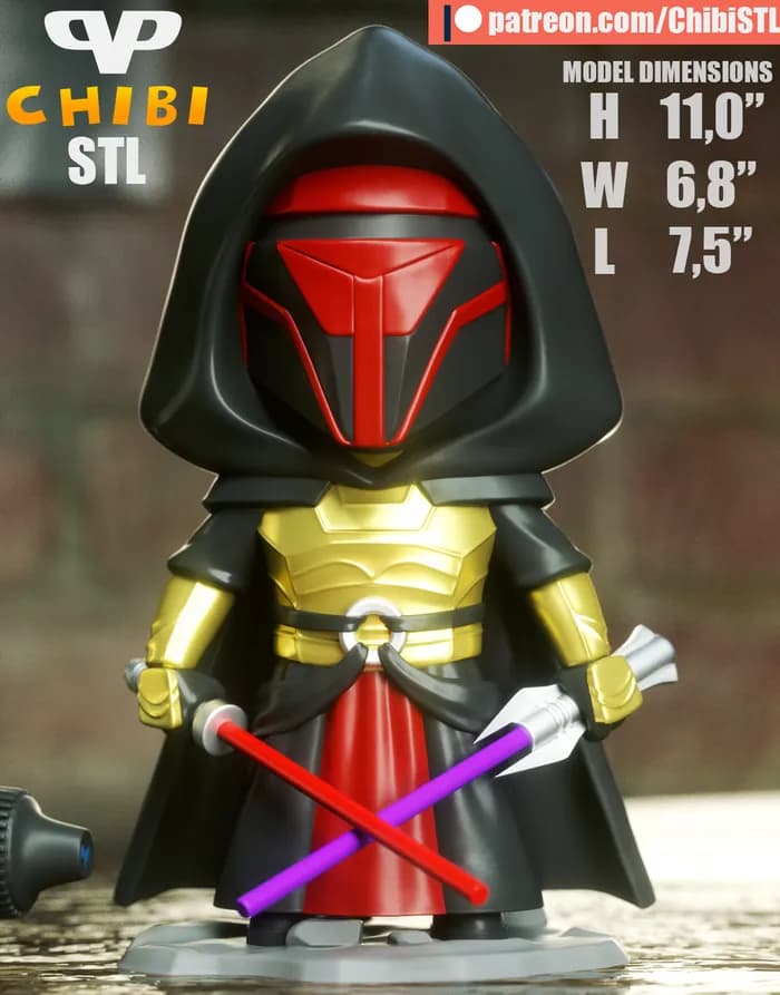 STL - darth revan chibi