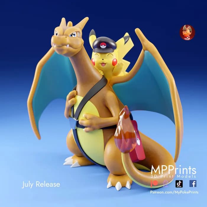 STL - delivery charizard pokemon