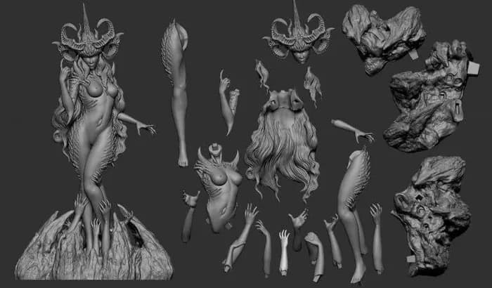 STL - demon queen