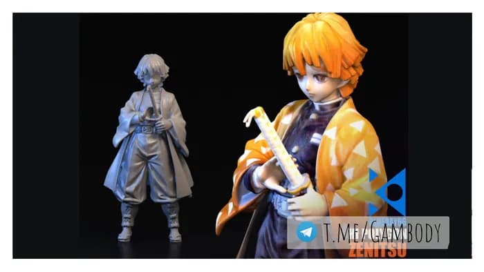 STL - demon slayer zenitsu