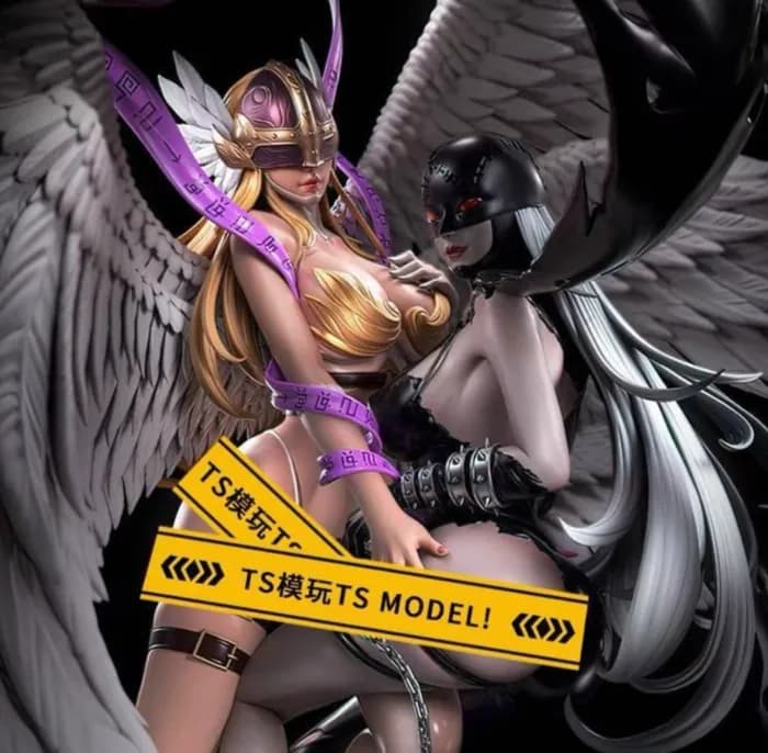 STL - digimon angewomon x ladydevimon