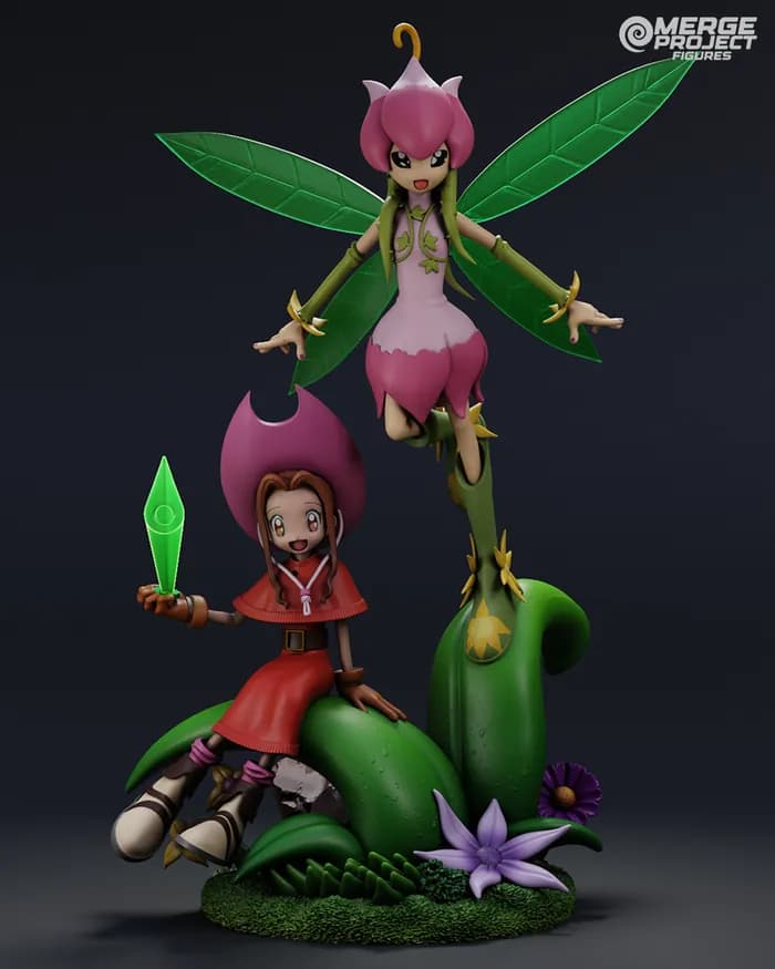 STL - digimon mimi y lilimon render 2