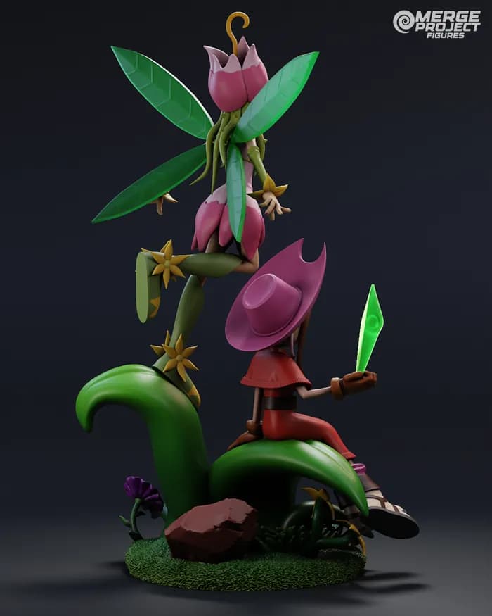 STL - digimon mimi y lilimon render 3