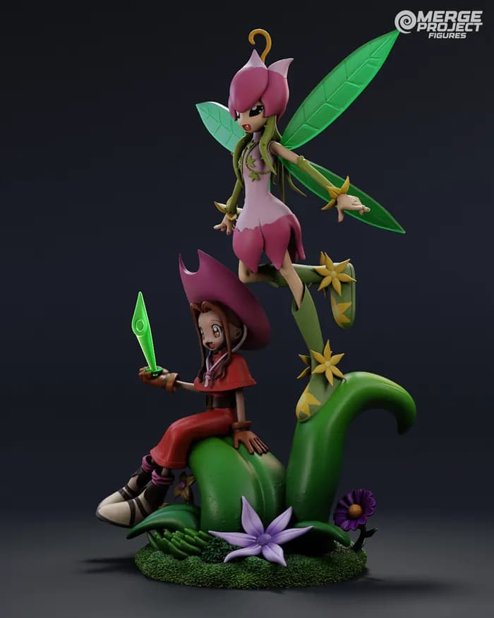 STL - digimon mimi y lilimon render 4