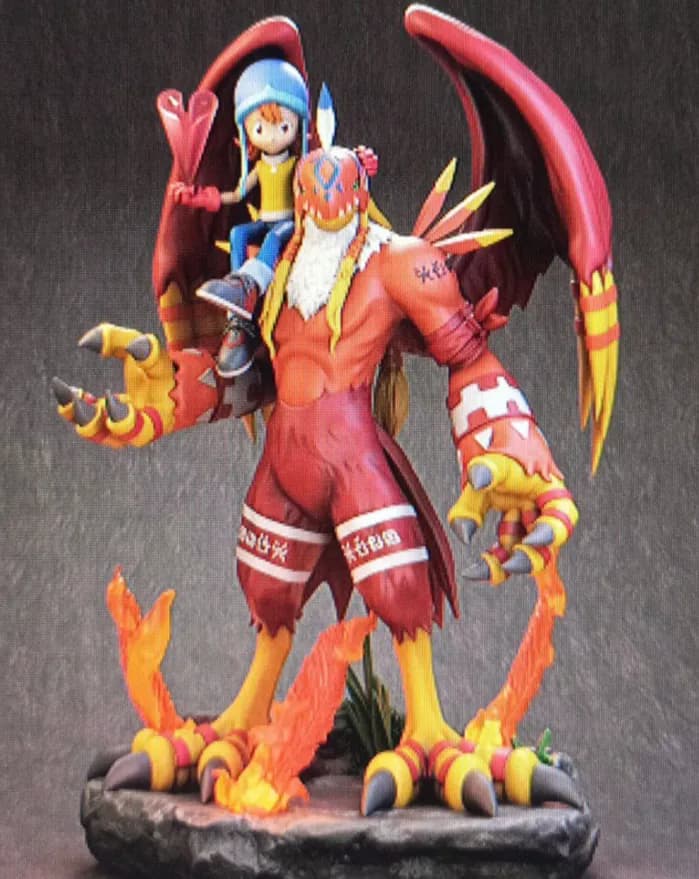 STL - digimon sora and garudamon