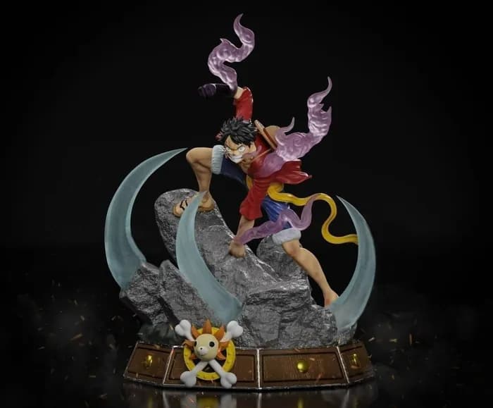 STL - diorama luffy one piece