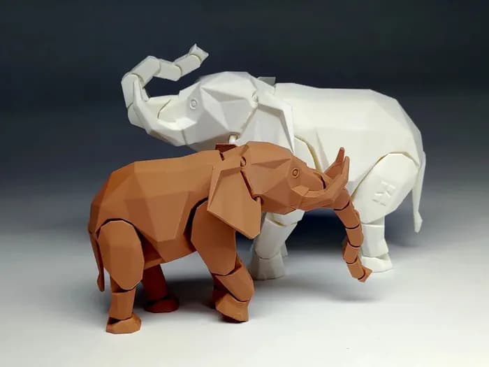 STL - blank elephant