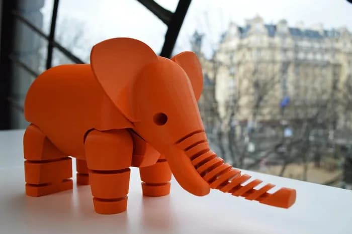 STL - elefante flexible