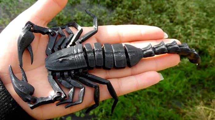 STL - emperador escorpion articulado