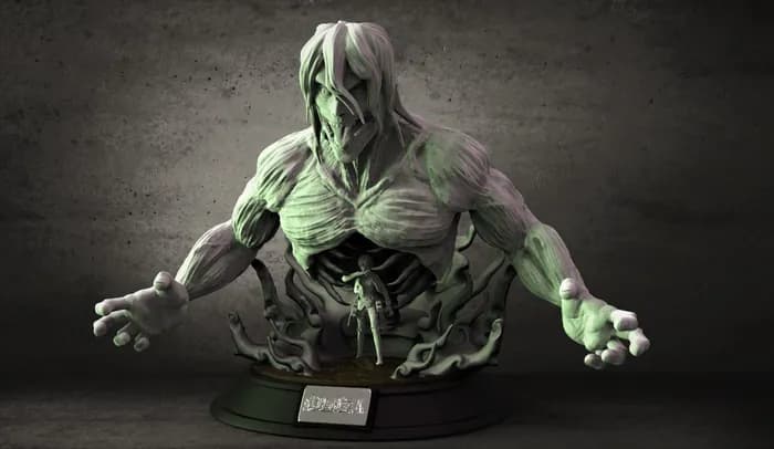 STL - eren titan transformation