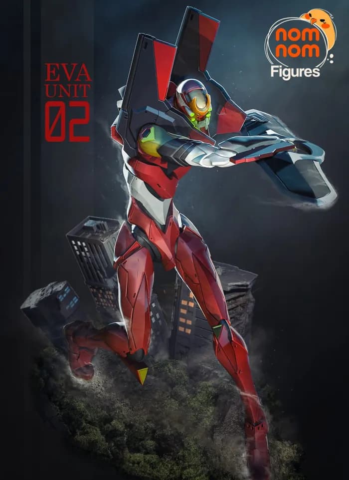 STL - eva 02 evangelion