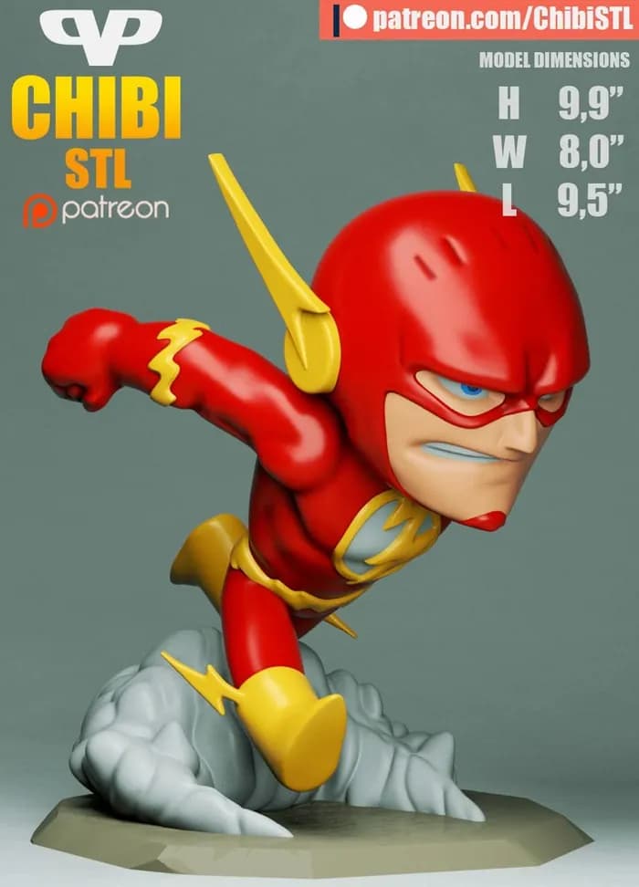 STL - flash chibi