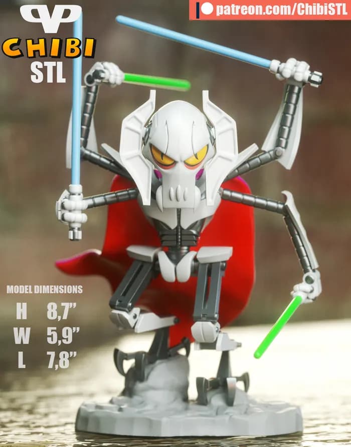STL - general grievous chibi