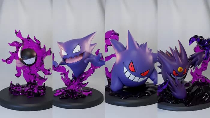 STL - gengar pack render 1