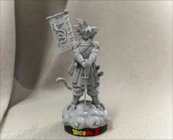STL - goku shogun v2 render 3